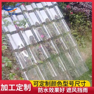 采光瓦 透明瓦樹脂瓦亮瓦 陽光采光板透明瓦屋面雙層采光板阻燃瓦
