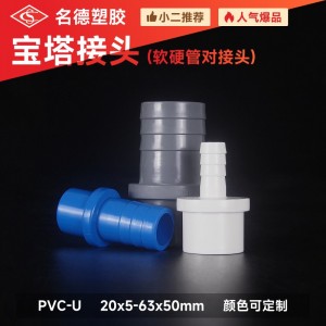PVC軟管接頭寶塔直接頭螺口插口加厚塑料上下水魚缸水箱配件批發(fā)