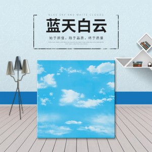 品質(zhì)之選 吊頂600×600藍(lán)天白云厚度0.7mm 隔熱擋潮工裝現(xiàn)貨批發(fā)